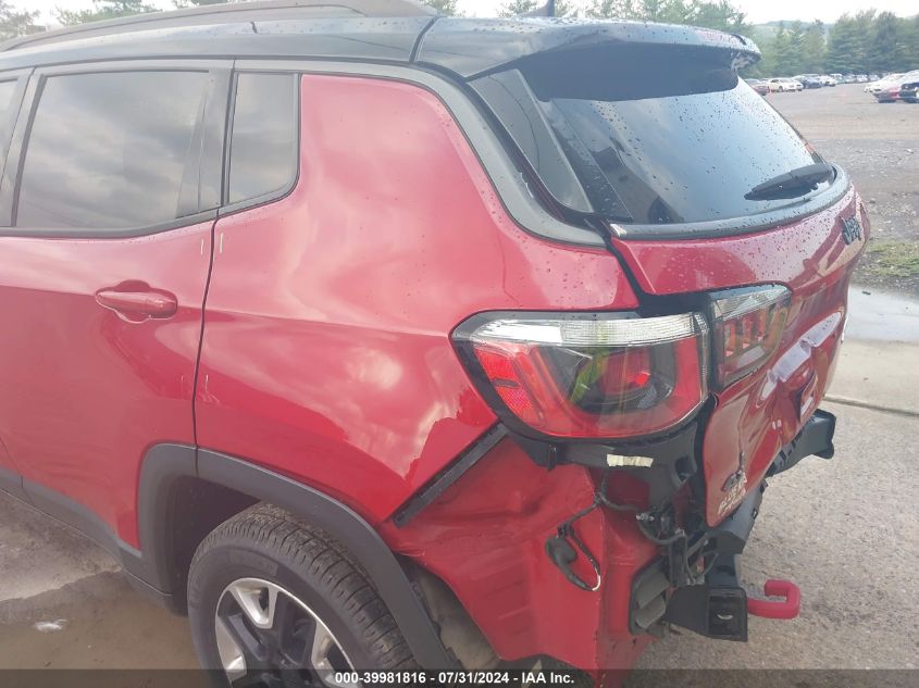 2018 Jeep Compass Trailhawk 4X4 VIN: 3C4NJDDB4JT199256 Lot: 39981816