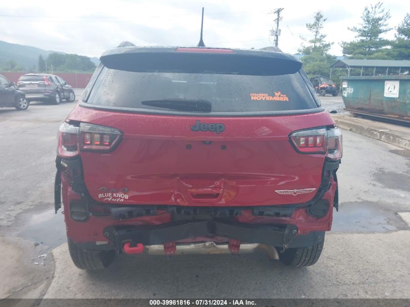 2018 Jeep Compass Trailhawk 4X4 VIN: 3C4NJDDB4JT199256 Lot: 39981816