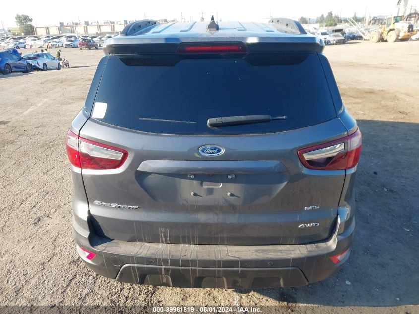 2020 Ford Ecosport Ses VIN: MAJ6S3JL3LC384198 Lot: 39981819