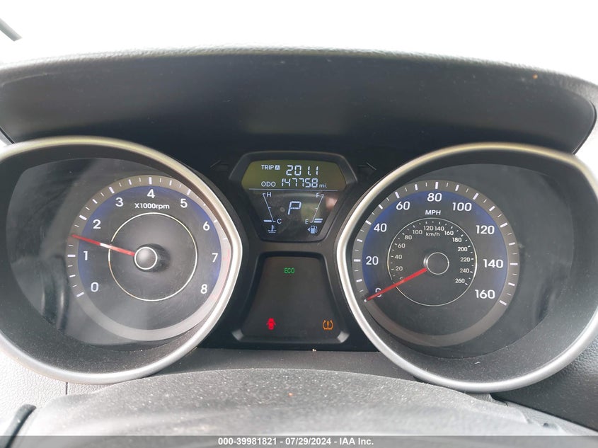 2012 Hyundai Elantra Limited (Ulsan Plant) VIN: KMHDH4AEXCU407795 Lot: 39981821