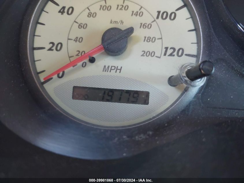 2001 Toyota Rav4 VIN: JTEGH20V810031007 Lot: 39981868