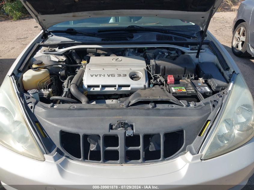 2004 Lexus Es 330 VIN: JTHBA30G840007710 Lot: 39981878