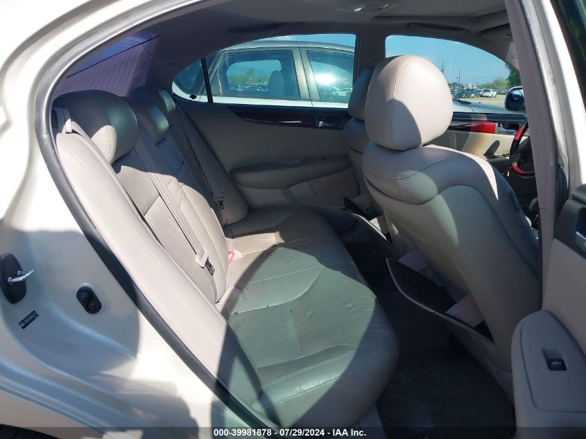 2004 Lexus Es 330 VIN: JTHBA30G840007710 Lot: 39981878