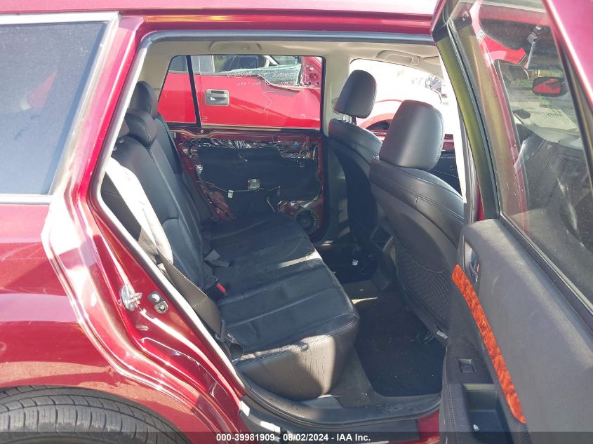 2012 Subaru Outback 2.5I Limited VIN: 4S4BRCKC4C3223552 Lot: 39981909