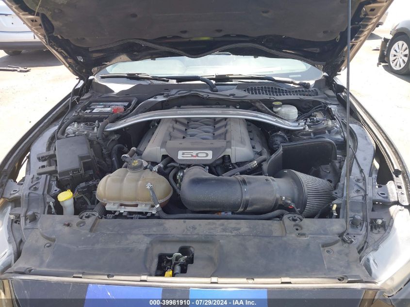 2015 Ford Mustang Gt Premium VIN: 1FA6P8CF3F5371238 Lot: 39981910