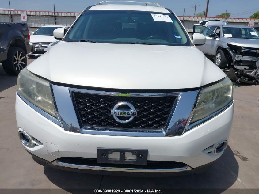 2013 Nissan Pathfinder Sl VIN: 5N1AR2MM2DC637779 Lot: 39981929