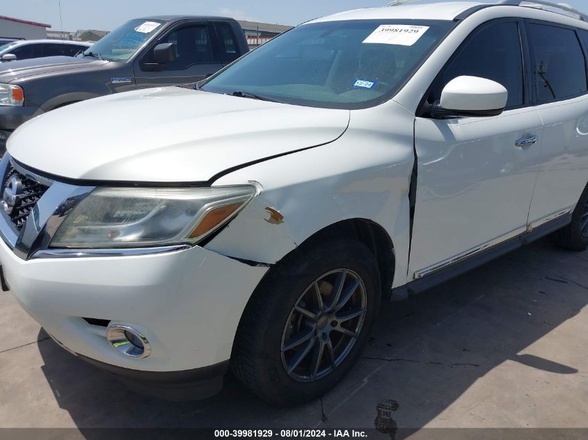 2013 Nissan Pathfinder Sl VIN: 5N1AR2MM2DC637779 Lot: 39981929