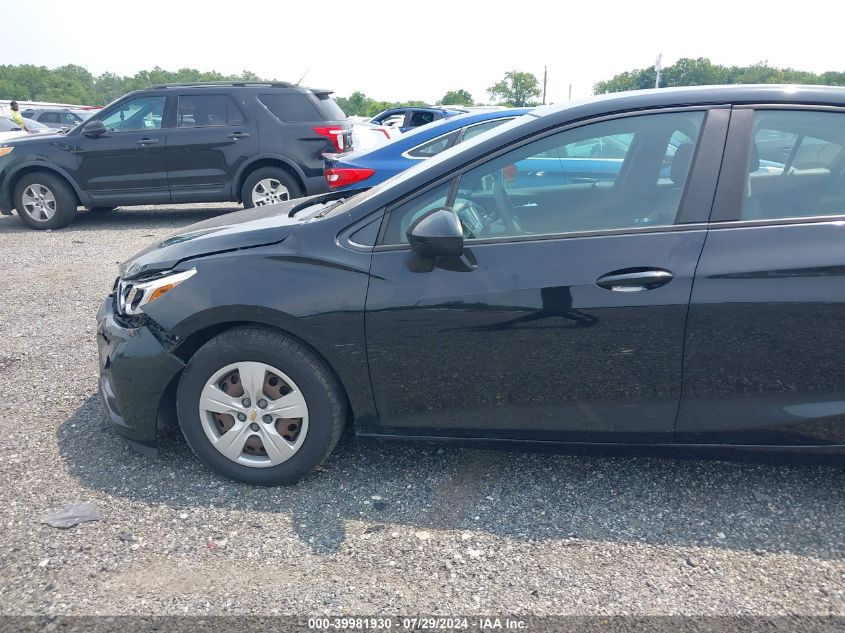 2016 Chevrolet Cruze Ls Auto VIN: 1G1BC5SM9G7262039 Lot: 39981930