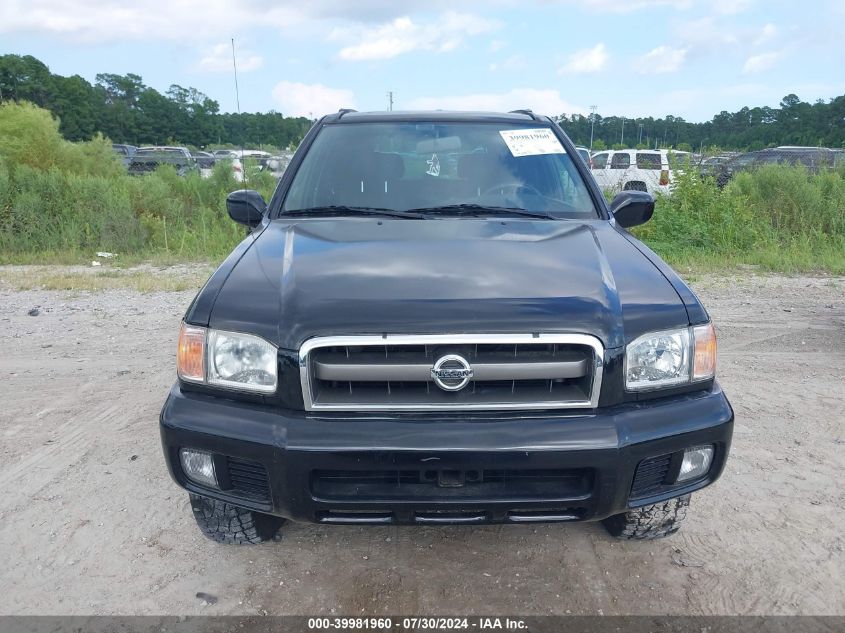 2002 Nissan Pathfinder Le/Se VIN: JN8DR09Y32W709901 Lot: 39981960