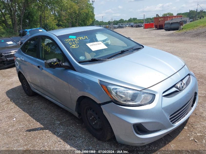 2013 Hyundai Accent Gls VIN: KMHCT4AEXDU553688 Lot: 39981969