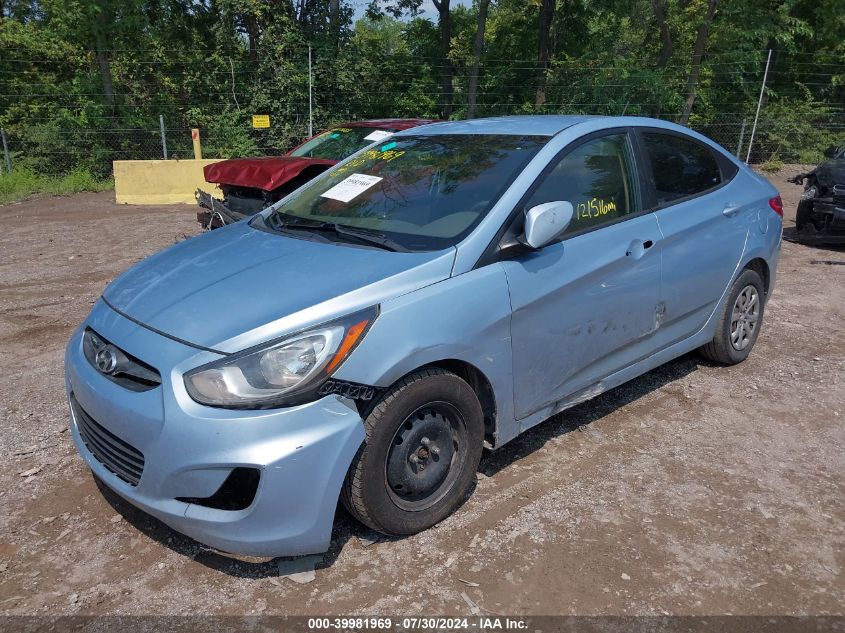 2013 Hyundai Accent Gls VIN: KMHCT4AEXDU553688 Lot: 39981969