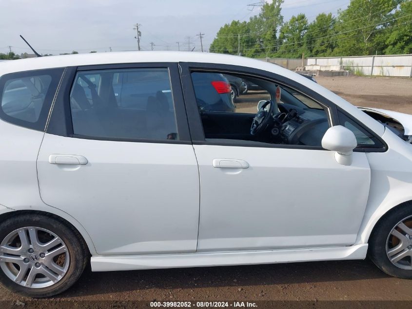 2007 Honda Fit Sport VIN: JHMGD38607S065442 Lot: 39982052