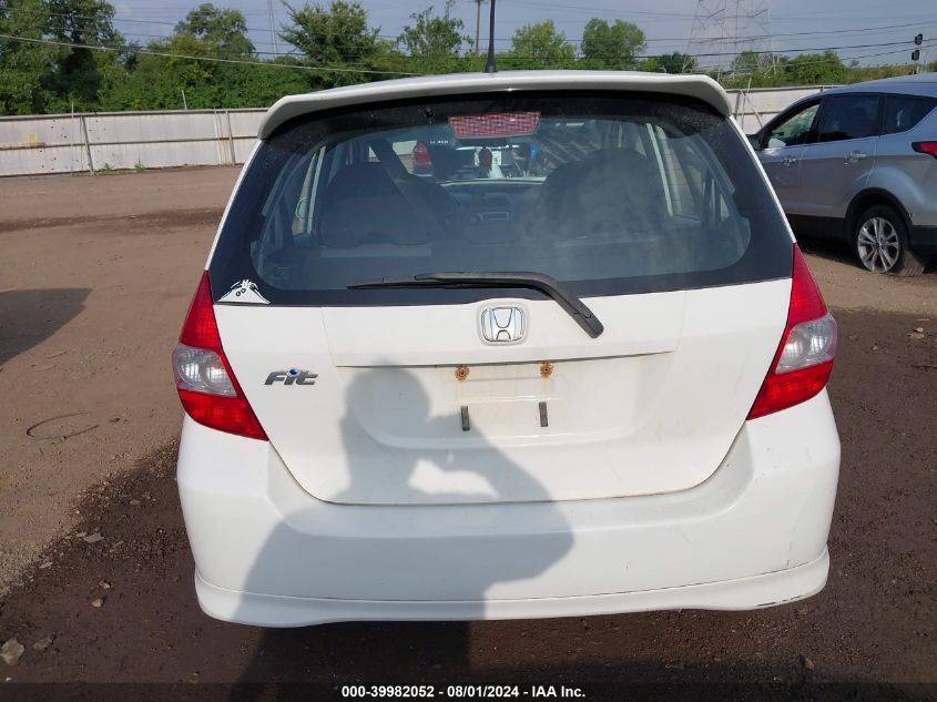 2007 Honda Fit Sport VIN: JHMGD38607S065442 Lot: 39982052