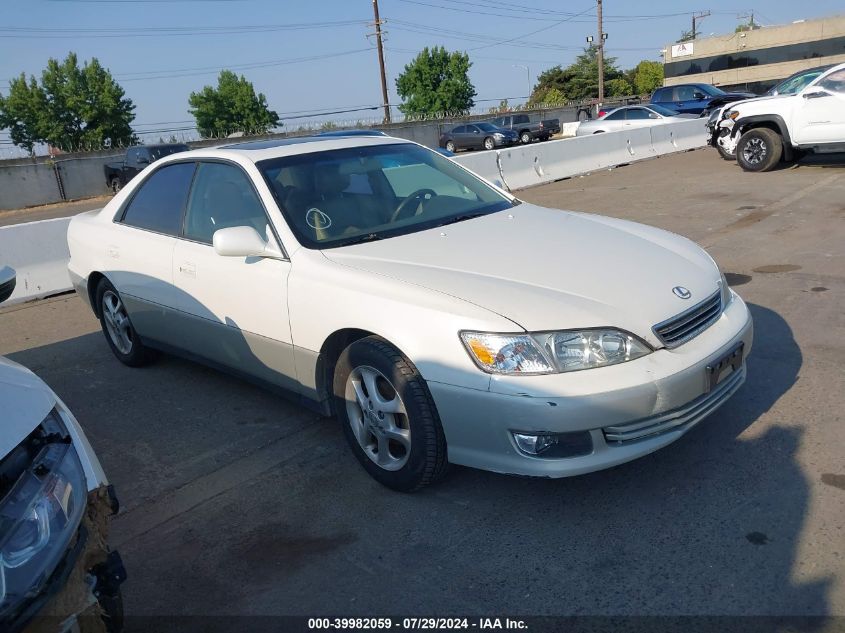 2001 Lexus Es 300 VIN: JT8BF28G115112457 Lot: 39982059