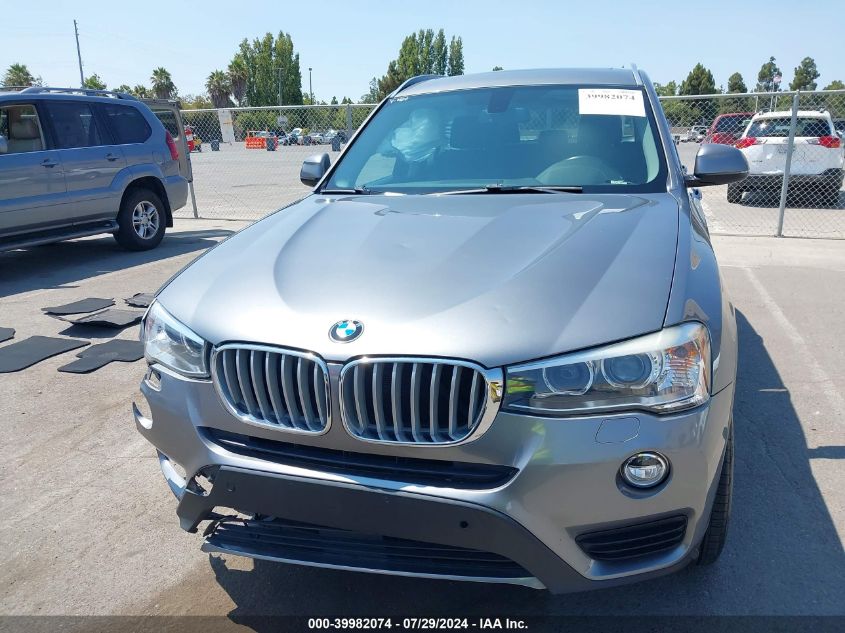 2016 BMW X3 xDrive28I VIN: 5UXWX9C59G0D70702 Lot: 39982074