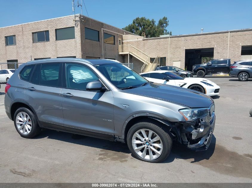 2016 BMW X3 xDrive28I VIN: 5UXWX9C59G0D70702 Lot: 39982074