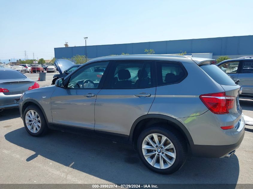 2016 BMW X3 xDrive28I VIN: 5UXWX9C59G0D70702 Lot: 39982074