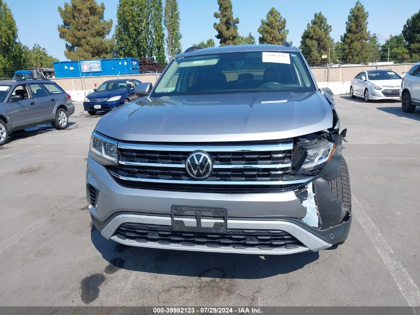 1V2HR2CA9MC589299 2021 Volkswagen Atlas 3.6L V6 Se W/Technology