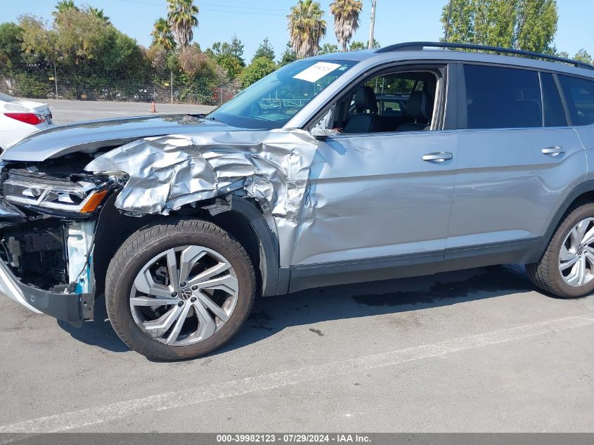 2021 Volkswagen Atlas 3.6L V6 Se W/Technology VIN: 1V2HR2CA9MC589299 Lot: 39982123