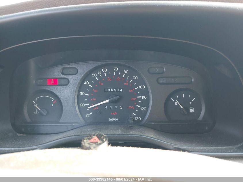 1998 Ford Contour Lx VIN: 1FAFP663XWK299400 Lot: 39982145