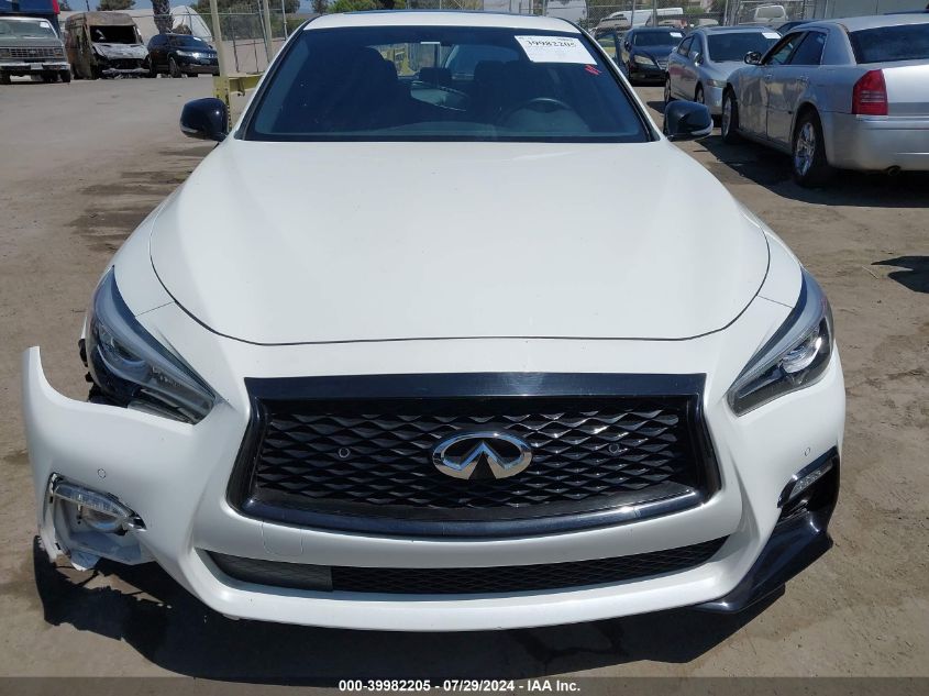 2021 Infiniti Q50 Red Sport 400 VIN: JN1FV7DPXMM850506 Lot: 39982205