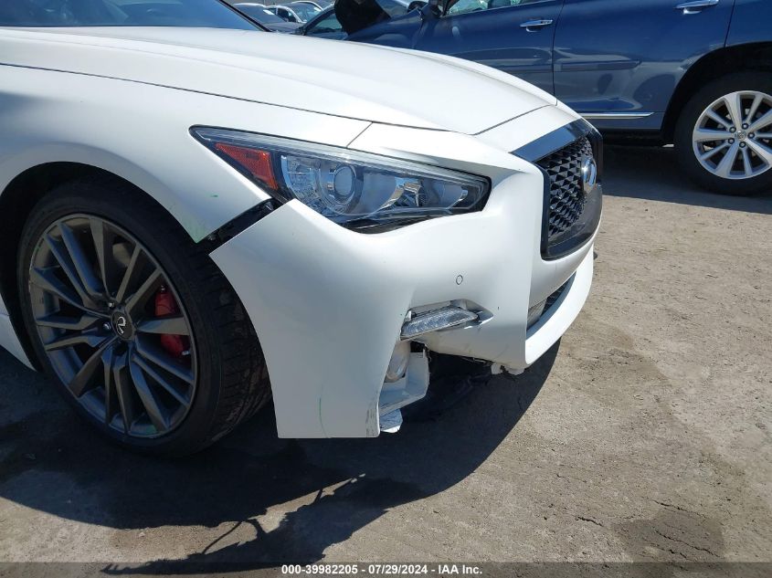 2021 Infiniti Q50 Red Sport 400 VIN: JN1FV7DPXMM850506 Lot: 39982205