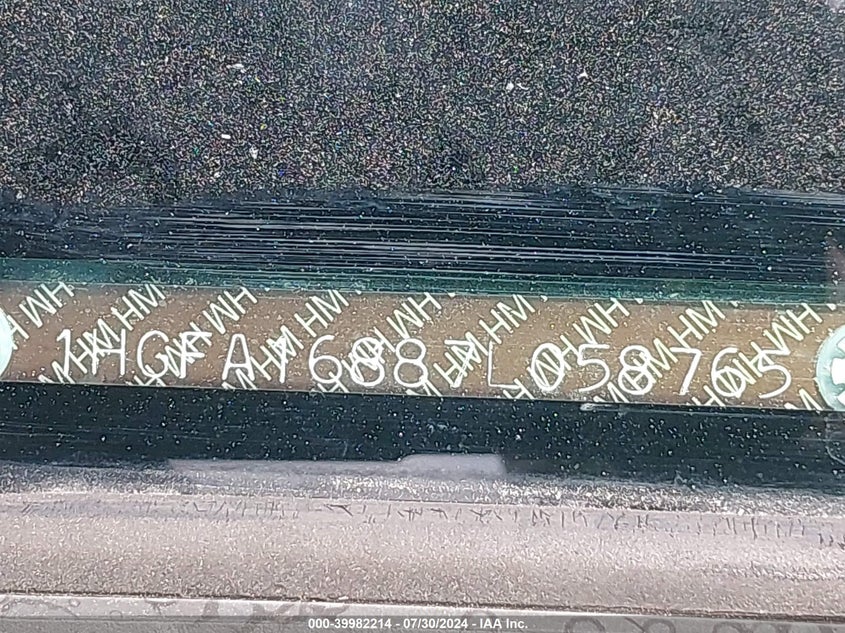 2007 Honda Civic Ex VIN: 1HGFA16887L058765 Lot: 39982214