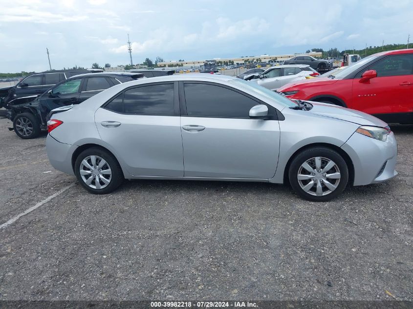 VIN 2T1BURHE5FC385667 2015 TOYOTA COROLLA no.13