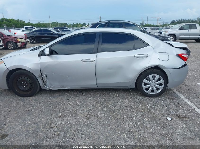 VIN 2T1BURHE5FC385667 2015 TOYOTA COROLLA no.14