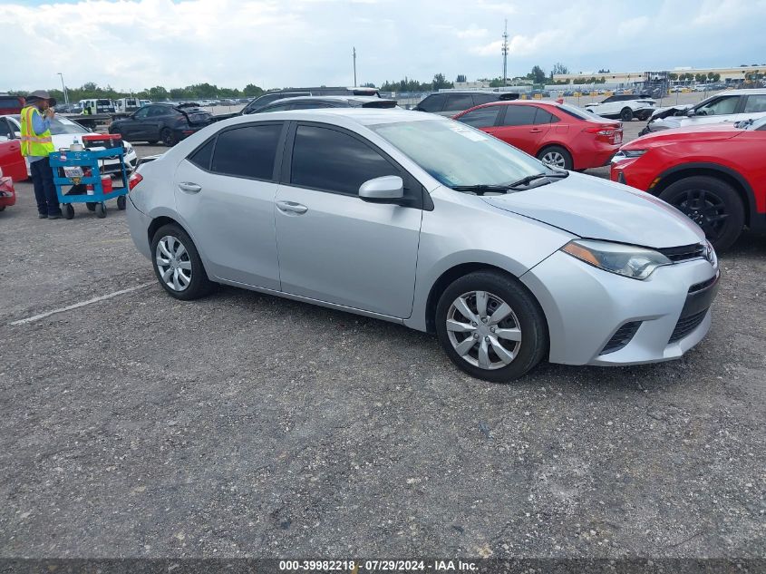 VIN 2T1BURHE5FC385667 2015 TOYOTA COROLLA no.1