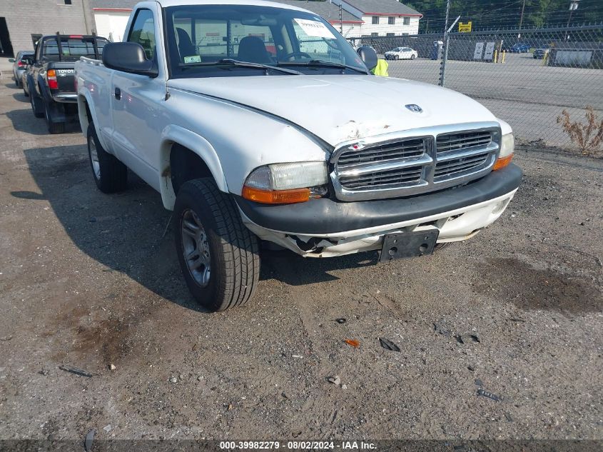 2004 Dodge Dakota Sport VIN: 1D7GG36N44S622826 Lot: 39982279