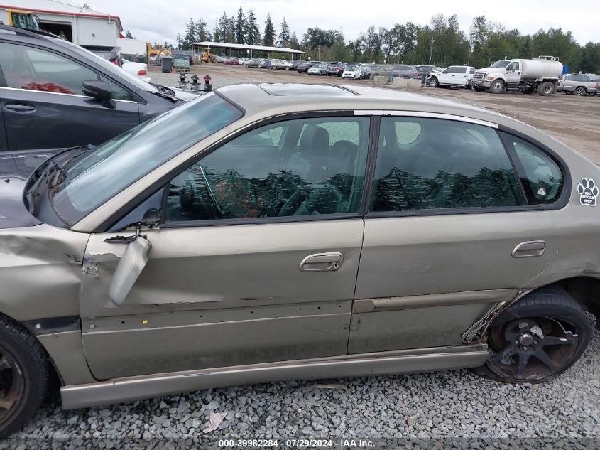 2000 Subaru Legacy Gt Limited VIN: 4S3BE6561Y7216453 Lot: 39982284