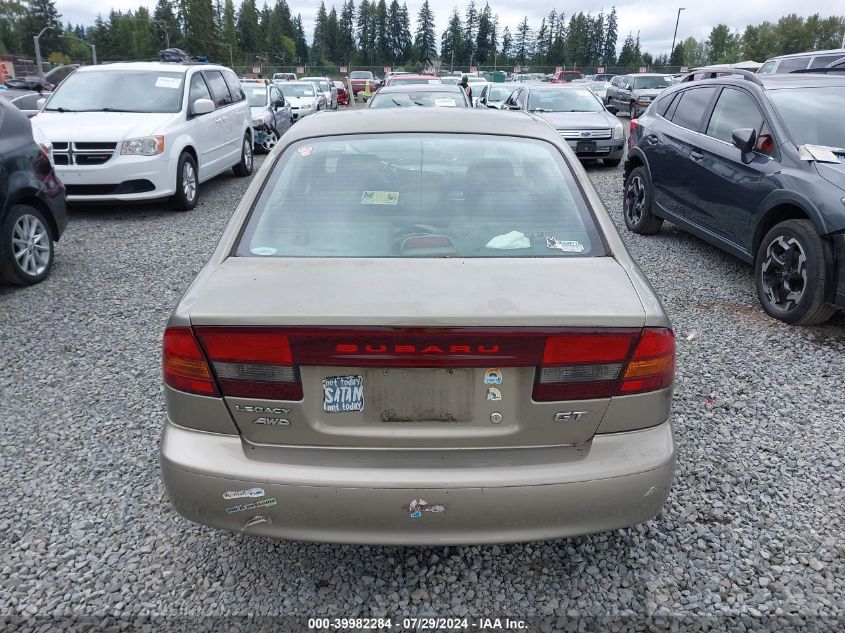 2000 Subaru Legacy Gt Limited VIN: 4S3BE6561Y7216453 Lot: 39982284