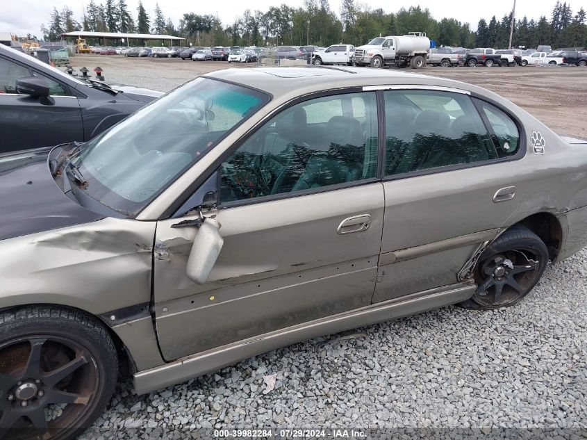 2000 Subaru Legacy Gt Limited VIN: 4S3BE6561Y7216453 Lot: 39982284