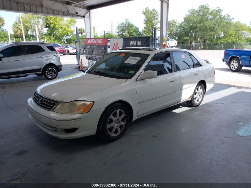 2003 Toyota Avalon Xl VIN: 4T1BF28B43U307771 Lot: 39982300