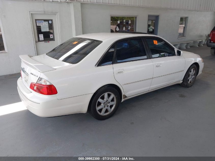 2003 Toyota Avalon Xl VIN: 4T1BF28B43U307771 Lot: 39982300