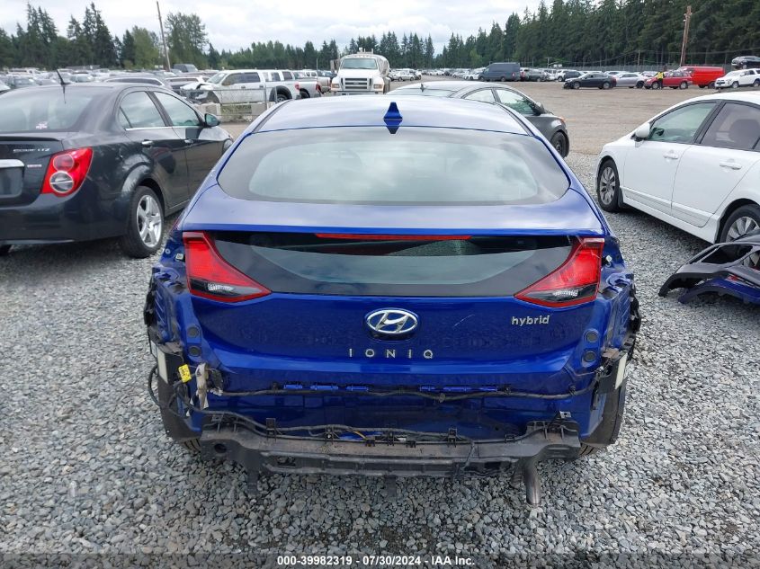 2020 Hyundai Ioniq Hybrid Se VIN: KMHC75LC9LU197576 Lot: 39982319