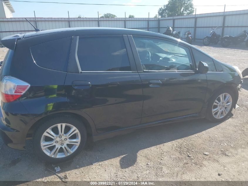 2010 Honda Fit Sport VIN: JHMGE8H49AC038797 Lot: 39982321