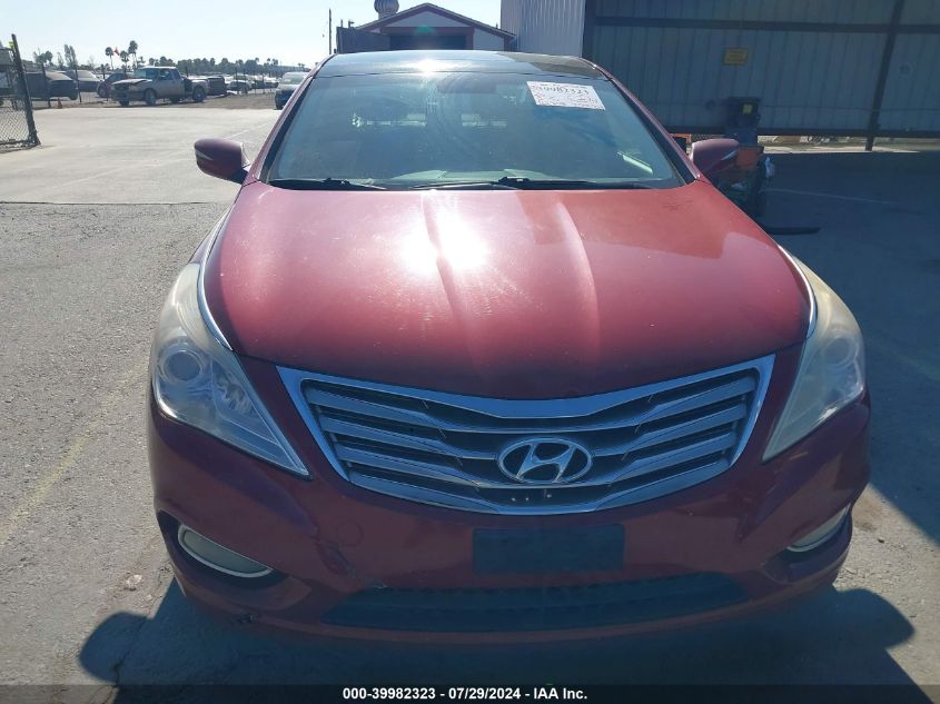 2013 Hyundai Azera VIN: KMHFH4JG9DA230475 Lot: 39982323