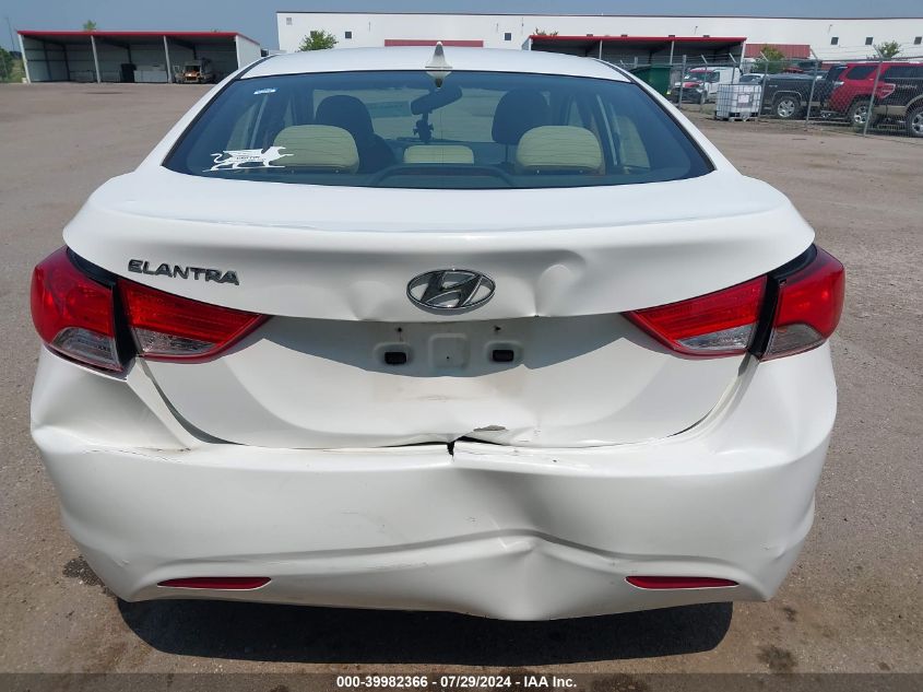 2013 Hyundai Elantra Gls VIN: 5NPDH4AE1DH158819 Lot: 39982366