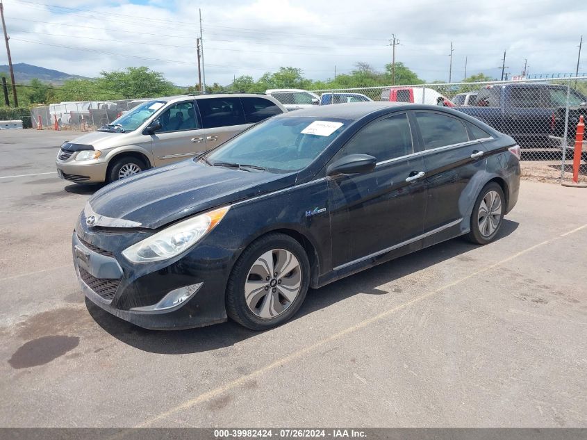 2013 Hyundai Sonata Hybrid Limited VIN: KMHEC4A43DA091699 Lot: 39982424