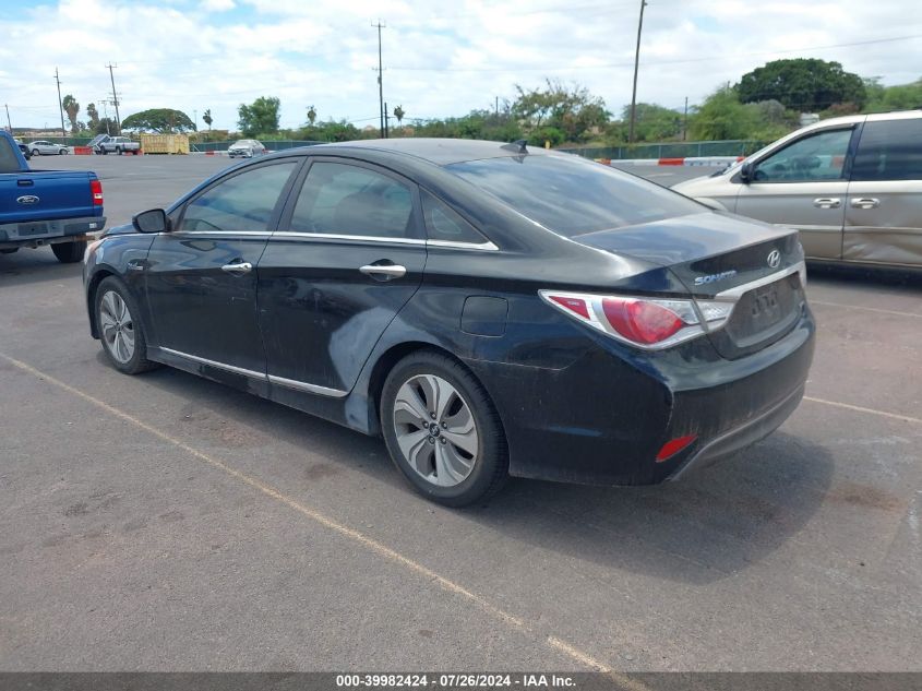 2013 Hyundai Sonata Hybrid Limited VIN: KMHEC4A43DA091699 Lot: 39982424