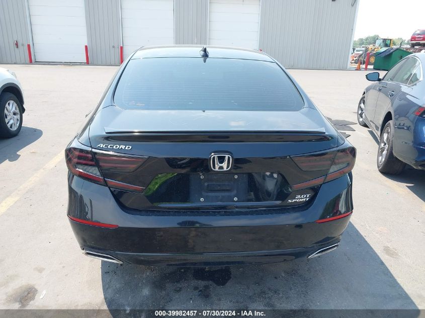 1HGCV2E37JA022202 2018 Honda Accord Sport 2.0T