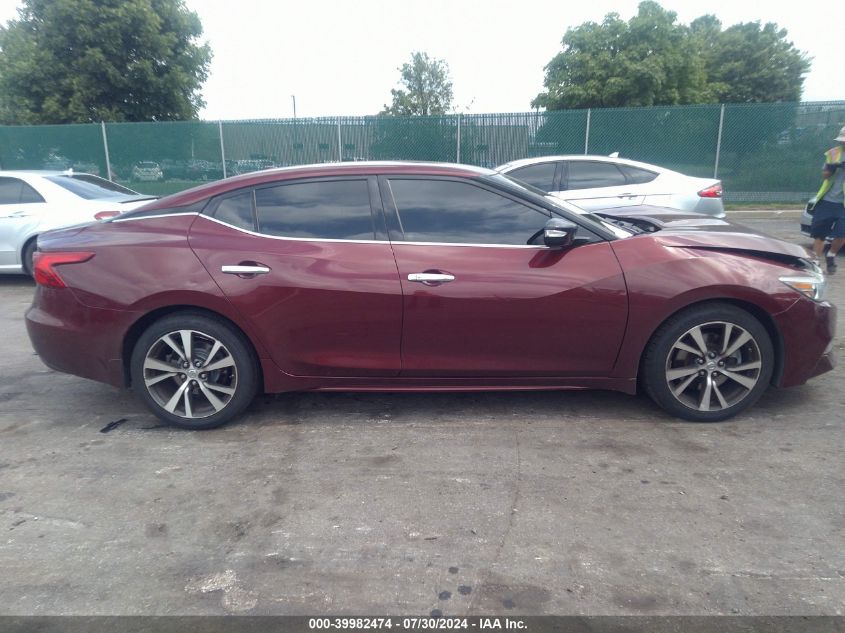 2017 Nissan Maxima 3.5 Sv VIN: 1N4AA6AP1HC384354 Lot: 39982474