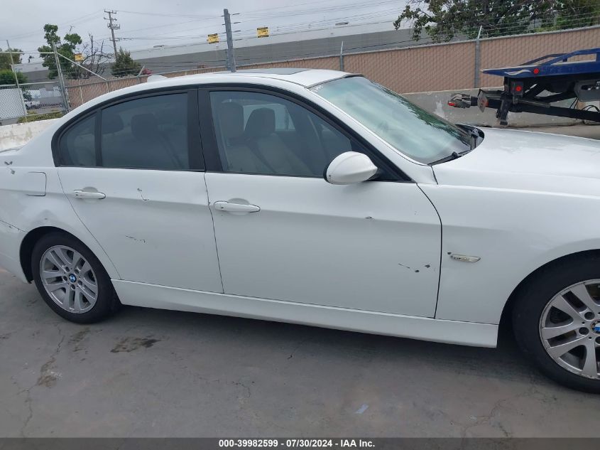 2007 BMW 328I VIN: WBAVA33517KX78475 Lot: 39982599