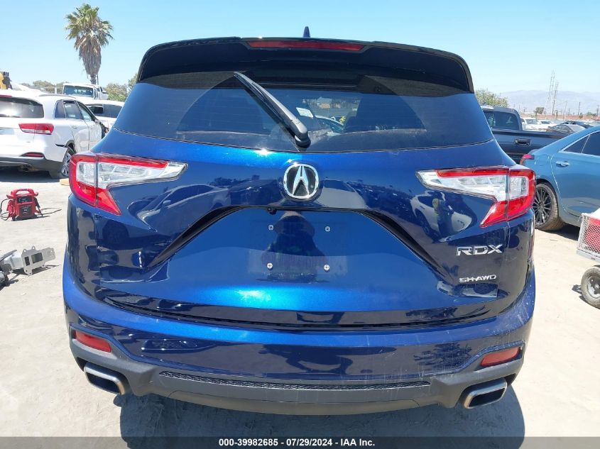 2023 Acura Rdx Standard VIN: 5J8TC2H3XPL014531 Lot: 39982685