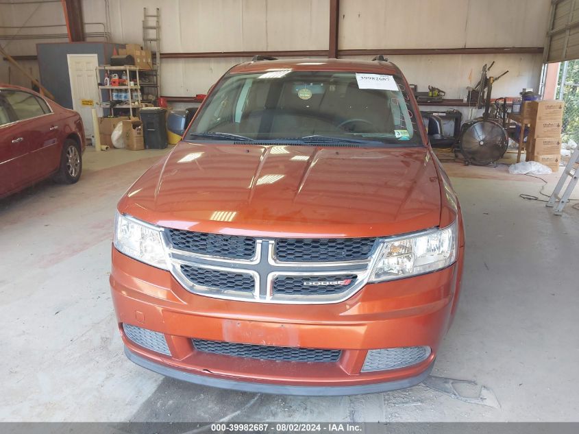 2014 Dodge Journey Se VIN: 3C4PDCAB2ET116928 Lot: 39982687