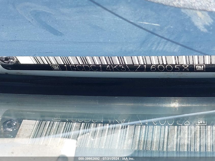 1990 Chevrolet Gmt-400 C1500 VIN: 1GCDC14K3LZ160058 Lot: 39982692