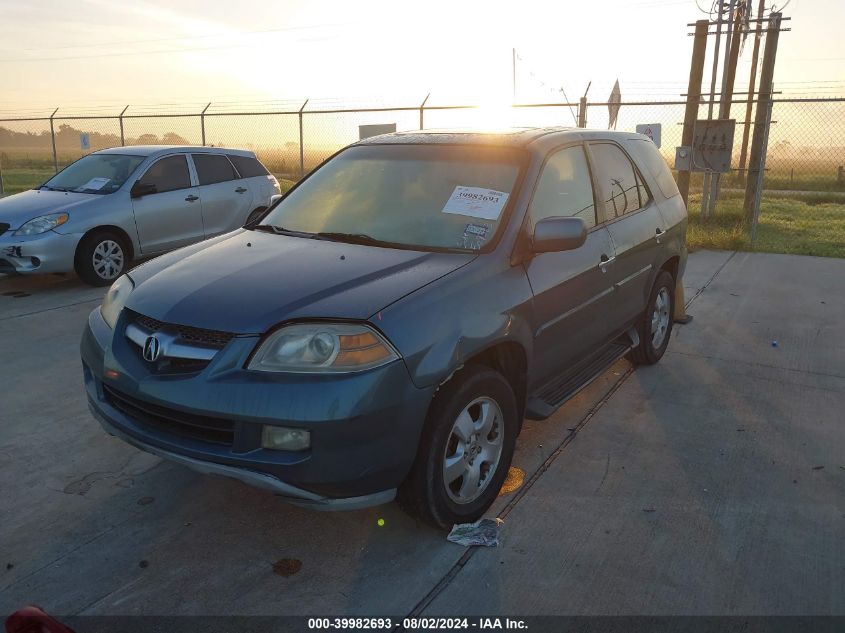 2005 Acura Mdx VIN: 2HNYD18245H509363 Lot: 39982693