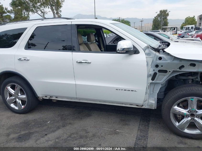 2013 Dodge Durango Citadel VIN: 1C4SDHET6DC547535 Lot: 39982699